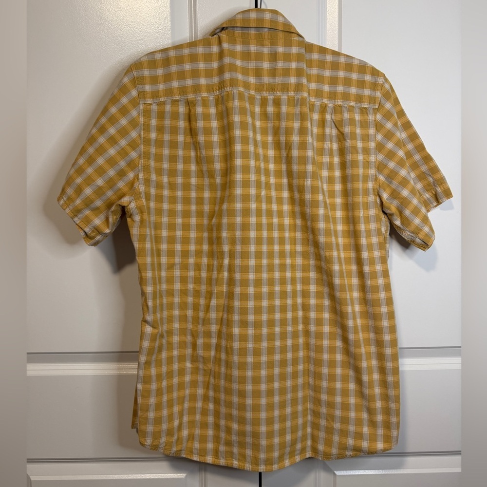 Carhartt Plaid Short Sleeve Button Up Shirt Men’s Medium Loose Fit Workwear - Picture 2 of 4
